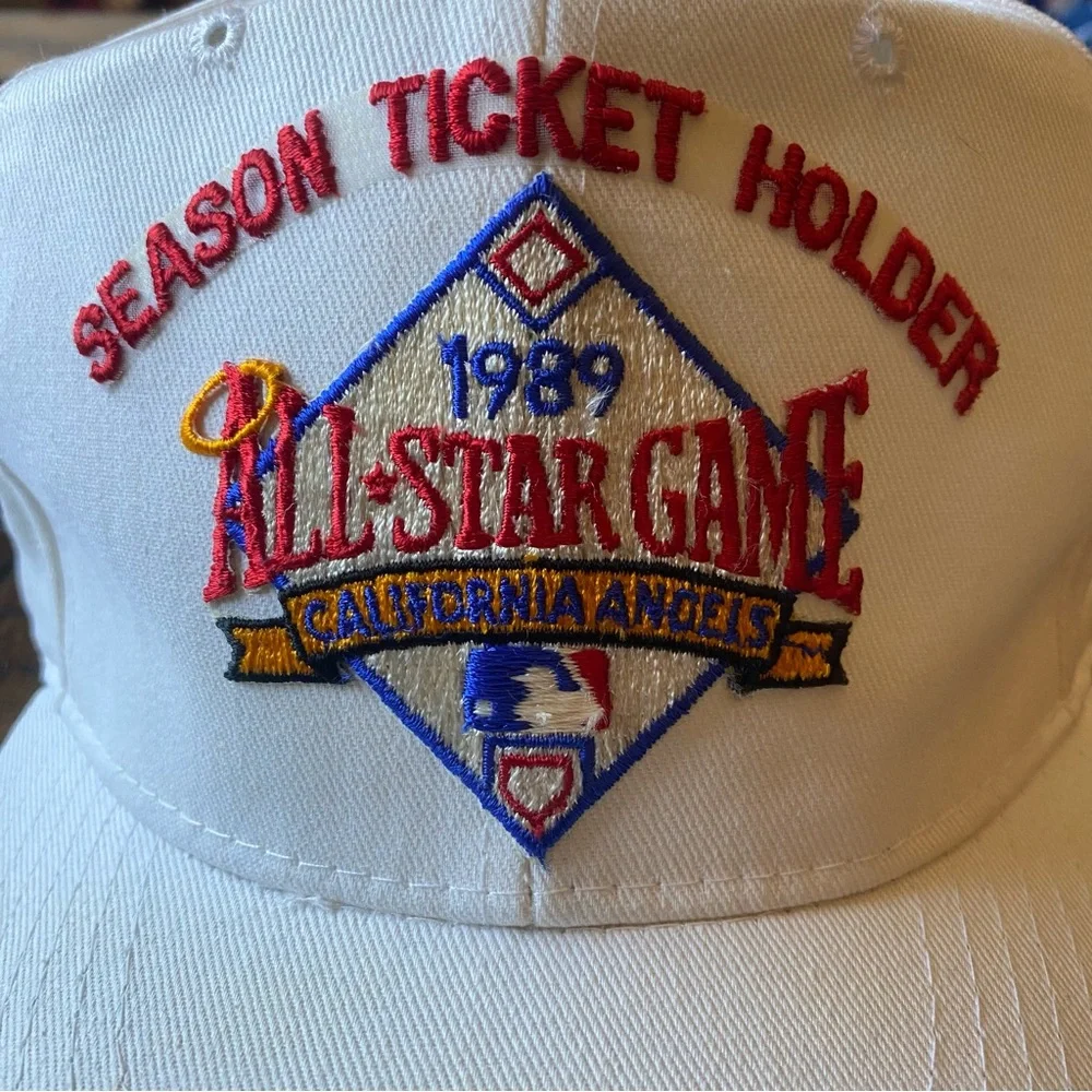 Vintage 1989 All-Star Game Season Ticket Holder Cap - Cream